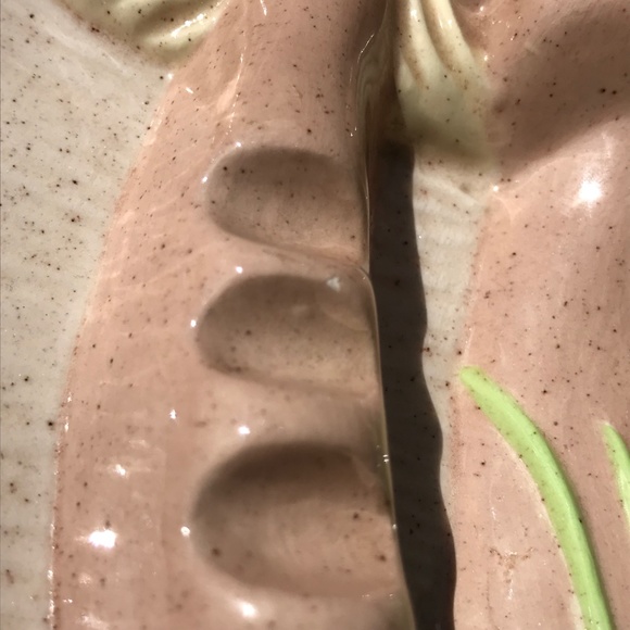 Fantastic Vintage Pink Mushroom Ashtray / Catchall - Picture 5 of 5